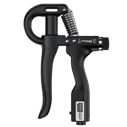Adjustable Hand Grip Strengthener 5-120Kg, Black