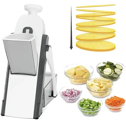 5-in-1 Multifunctional Vegetable Chopper & Slicer