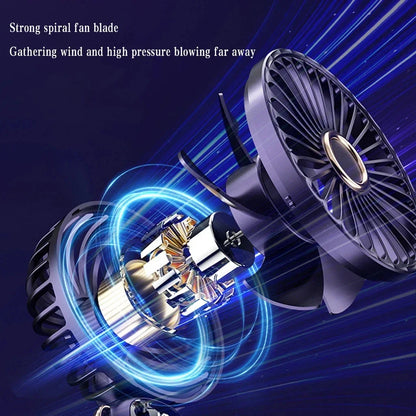 Foldable Handheld Mini Fan with Phone Stand (5000mAh)