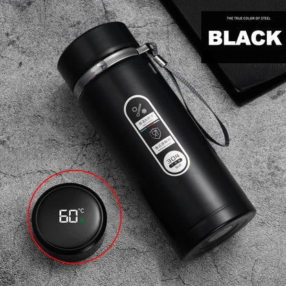 Thermos Bottle with LED Display Stainless Steel