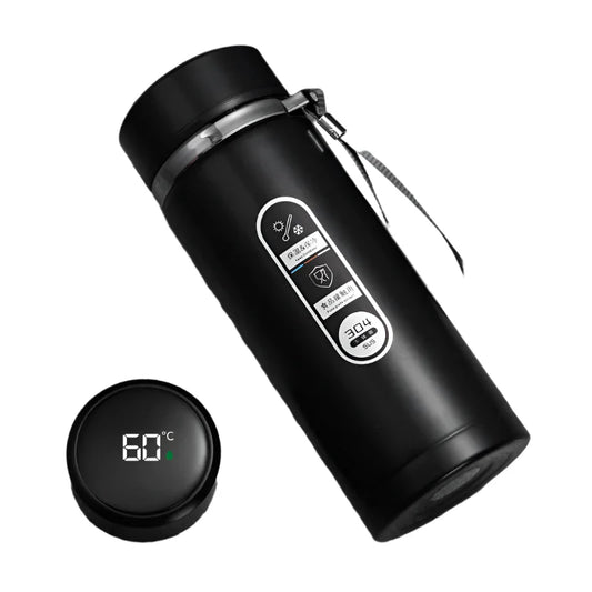 Thermos Bottle with LED Display Stainless Steel