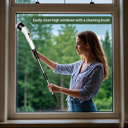 Cordless Electric Scrubber with 9 Brush Heads