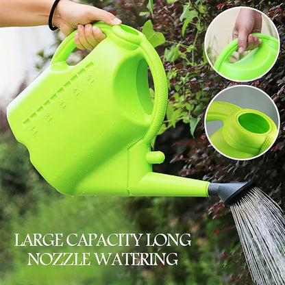 2-Gallon Garden Watering Can with Long Spout