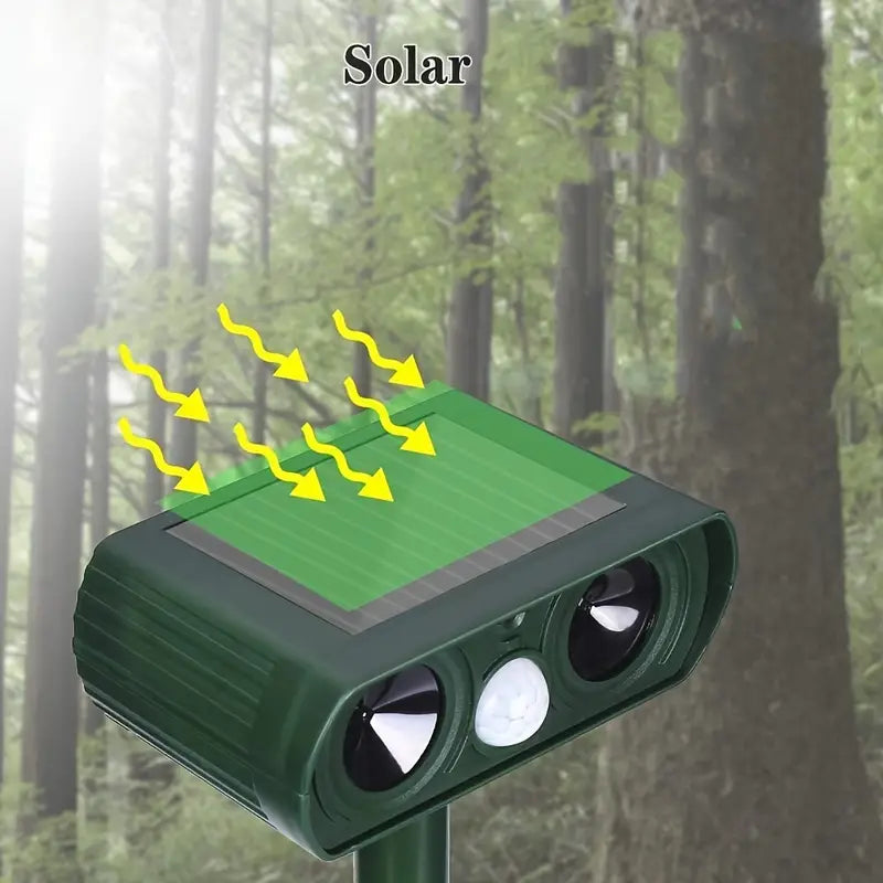 Emerald Solar Ultrasonic Animal Repellent
