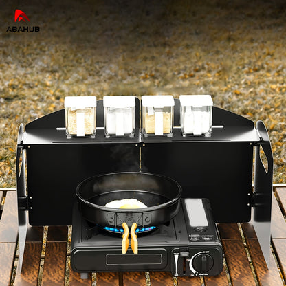 Folding Stove Windshield Portable Outdoor Gas Shield