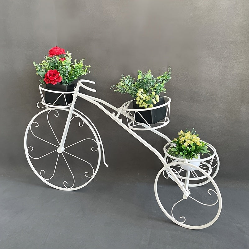 Bicycle Planter Stand for Indoor Outdoor Use
