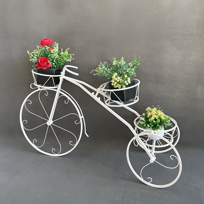Bicycle Planter Stand for Indoor Outdoor Use