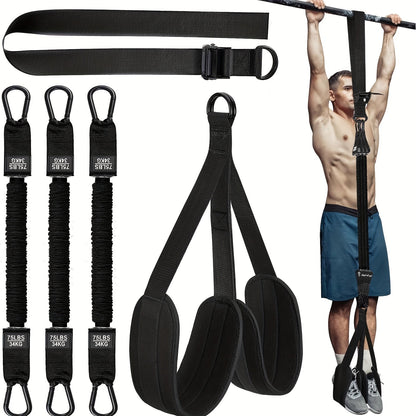 5-Pack Adjustable Pull-Up Resistance Bands Set