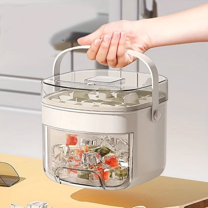 48-Grid Ice Cube Tray with Lid