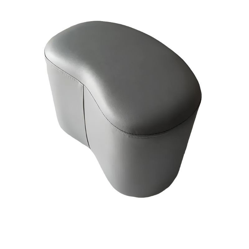 Versatile Nordic-Style Cloth Bench - Grey