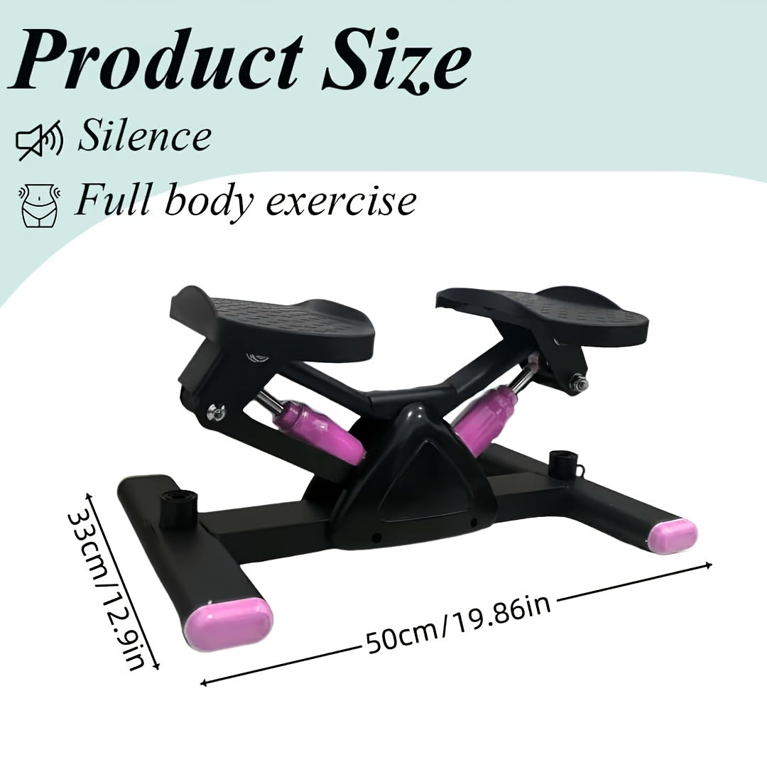 V-Shaped Mini Stepper with Resistance Bands