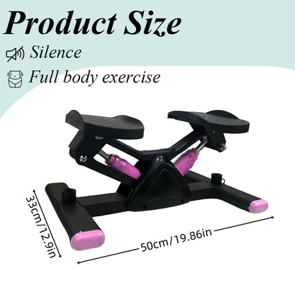 V-Shaped Mini Stepper with Resistance Bands
