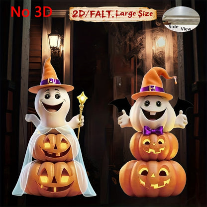 Halloween Garden Decorations Plastic Lawn Decor (2pcs)