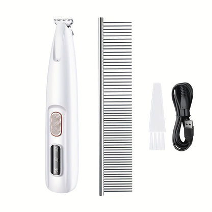 Pet Grooming Clippers with LED Light Support