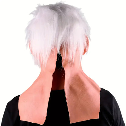 Latex Old Man Face Cover - Elder Headgear