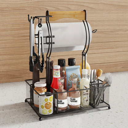 Ultimate Grill Caddy Organizer Condiment Holder