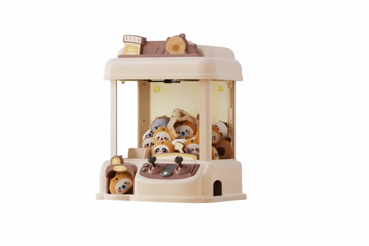 Toy Claw Machine with Plush Prizes