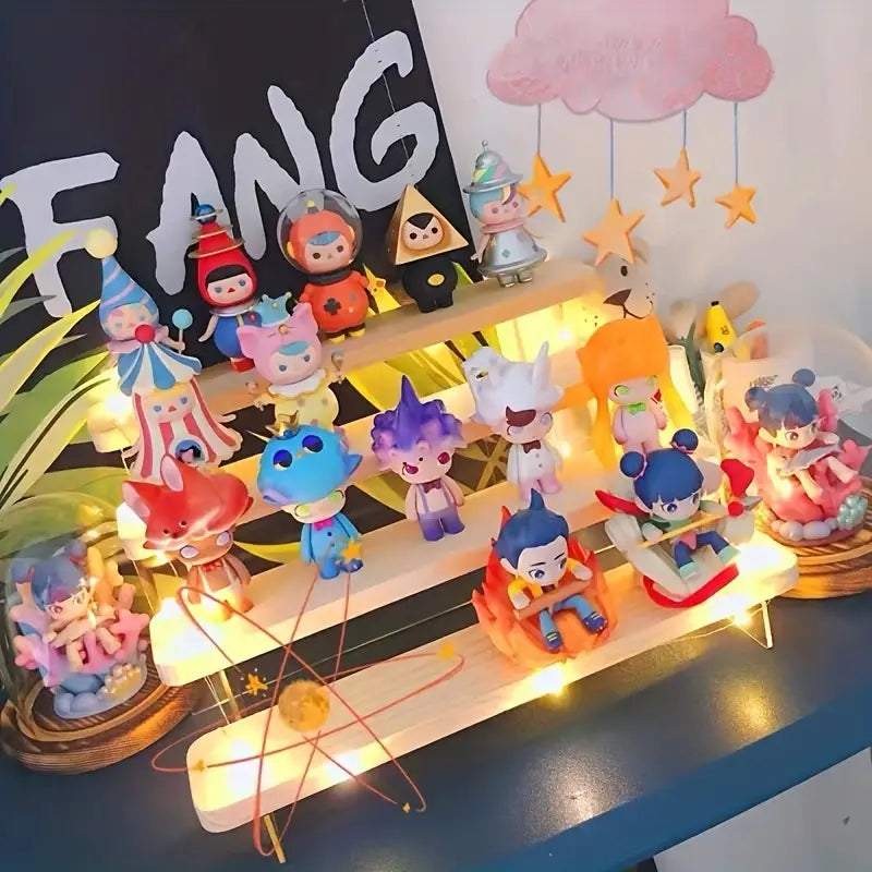 Elevate and Showcase with Our Wooden Riser Shelf