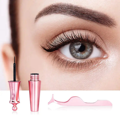 5 Pairs Magnetic Eyelashes And Eyeliner Kit Reusable 3D Magnetic False Lashes Extension No Glue Needed