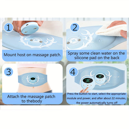 Abdominal Muscle Trainer -  Fitness Belt(Blue)