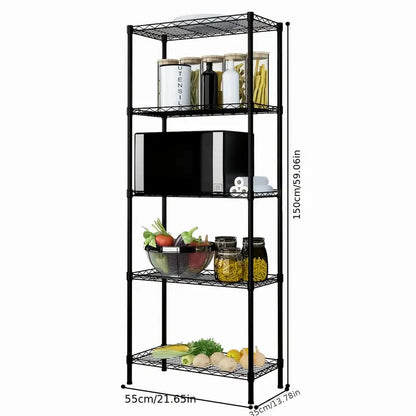 Heavy-Duty Metal Kitchen Storage Rack