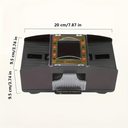 Dual Deck Automatic Card Shuffler for Poker Blackjack