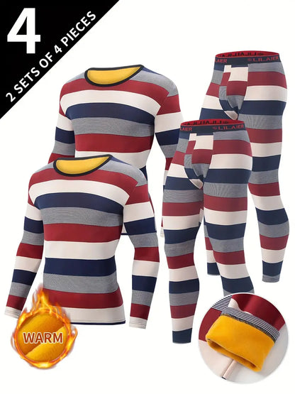 Men's Winter Thermal Ski Underwear Set (4PCS)