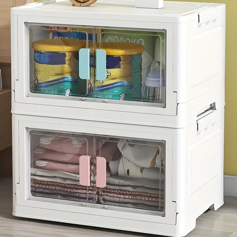 Stay organized without the hassle, courtesy of the Movable Folding Storage Box