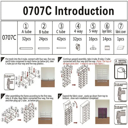 Safeguard your shoes with this dust-proof cabinet, keeping them clean and organized
