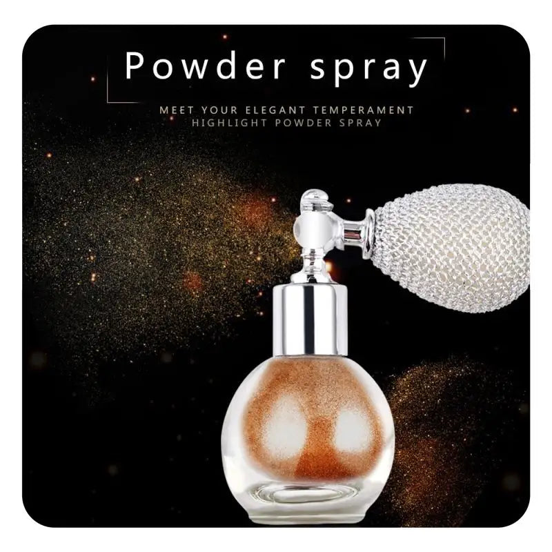 Sparkle Glitter Body Powder - Highlighter Spray Shimmer for Face and Body Makeup