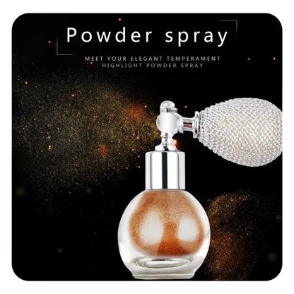 Sparkle Glitter Body Powder - Highlighter Spray Shimmer for Face and Body Makeup