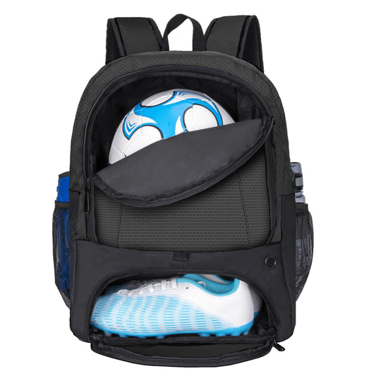 Sports Backpack with Ball & Shoe Compartment