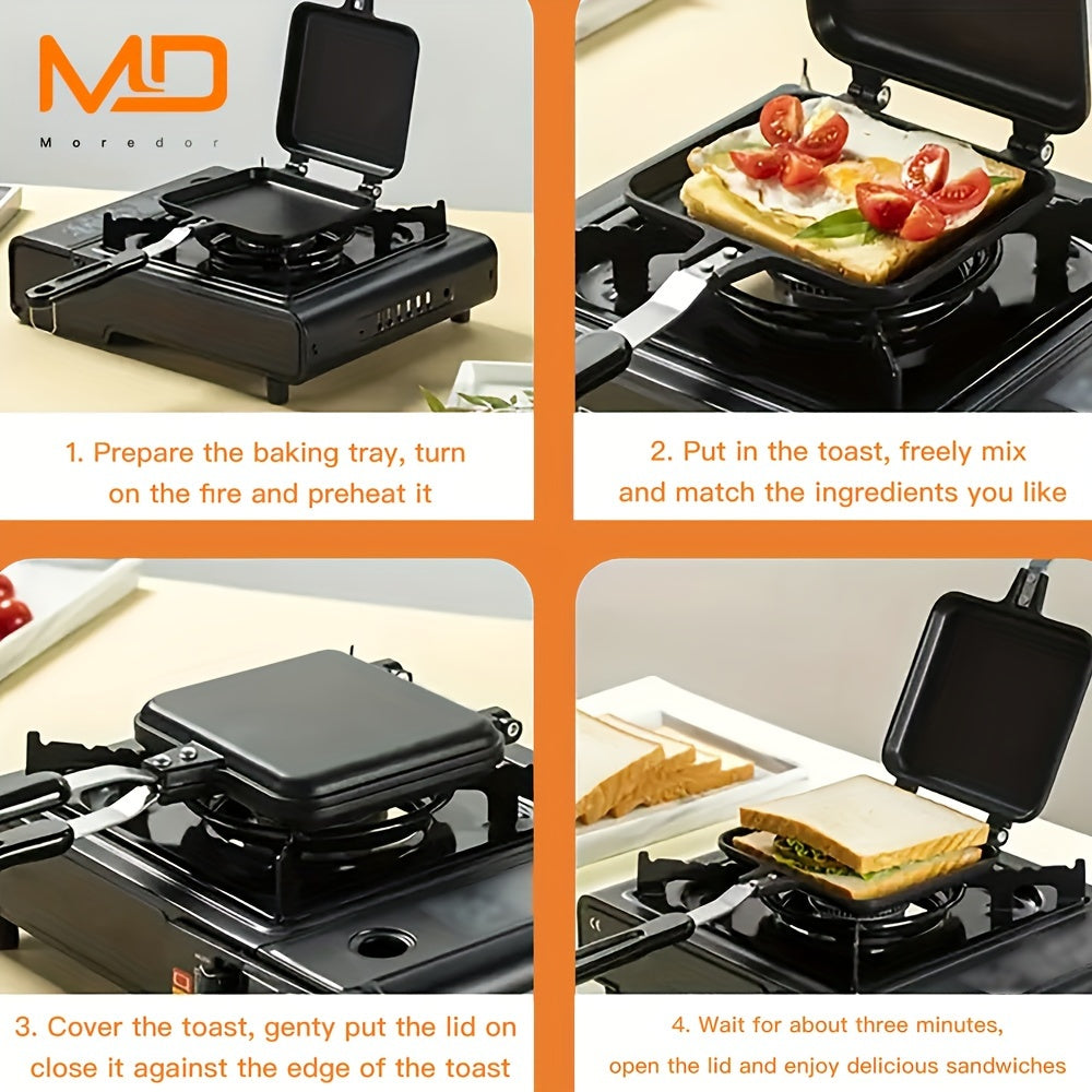 Non-Stick Double-Sided Sandwich & Omelette Maker
