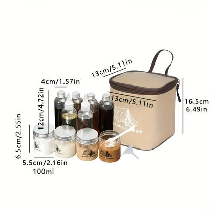 Camping Spice Containers for Outdoor Travel (Set - 10)