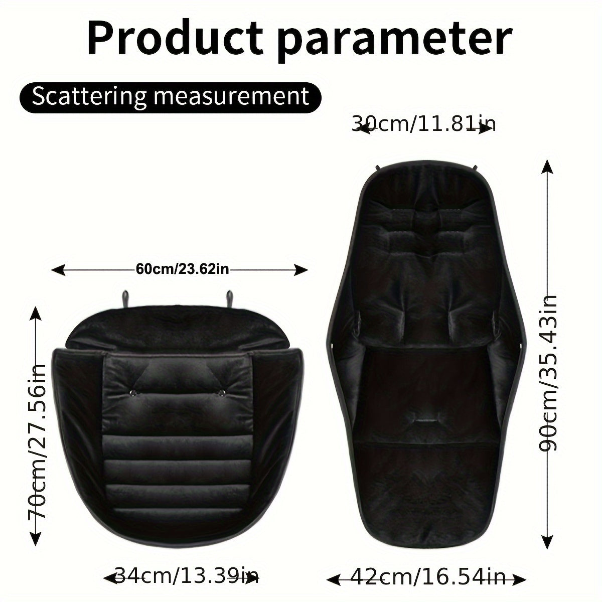 Baby Foot Muff Winter Warm Coral Fleece Cover