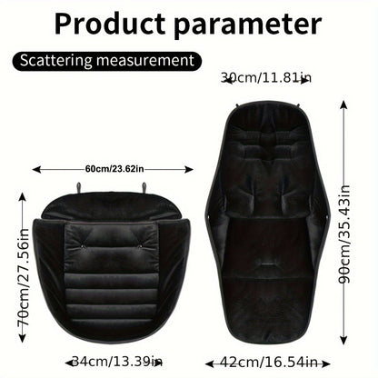 Baby Foot Muff Winter Warm Coral Fleece Cover