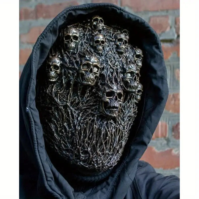 Bone-Chilling Elegance: Steam Skeleton Mask