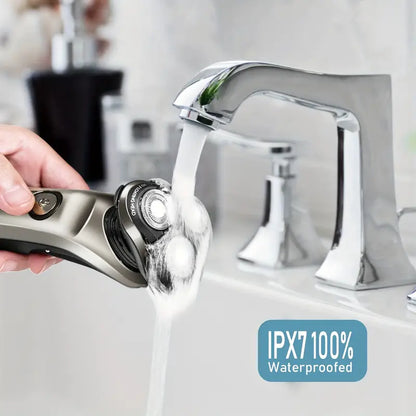 Advanced Electric Shaver for Men with Clean Charge Station
