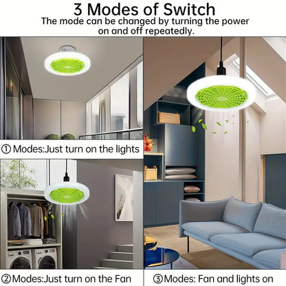 Remote-Controlled Ceiling Fan