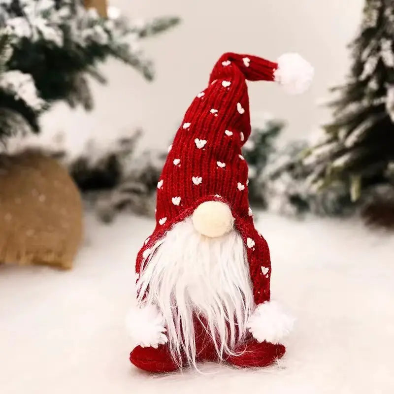1pc Christmas Gnome Plush Doll - Christmas Ornament, Room Decor, Mothers Day Gift