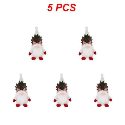 Christmas Doll Ornaments - 5PCS