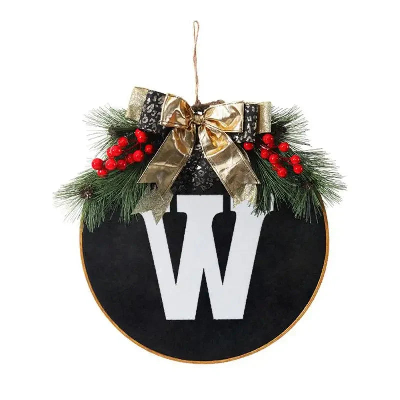 Stylish Christmas Wreath Door Hanging Decoration Set