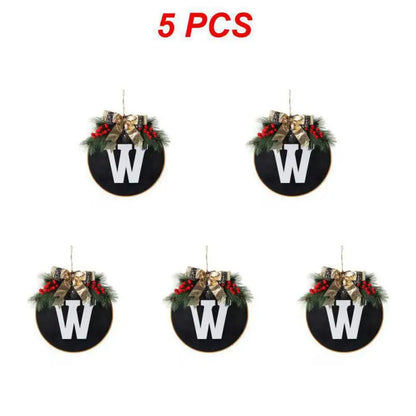 Stylish Christmas Wreath Door Hanging Decoration Set