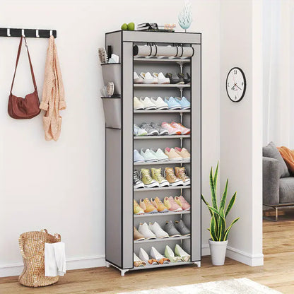 Maximize Space and Minimize Dust with our Oxford Fabric Shoe Rack