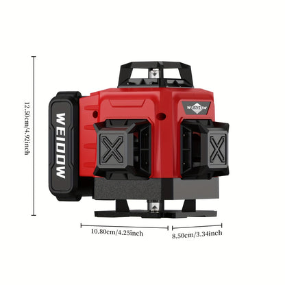 Laser Level with Rechargeable Battery (4D 16-Line)