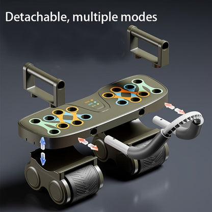 Automatic Rebound Ab Wheel Core Trainer with Support