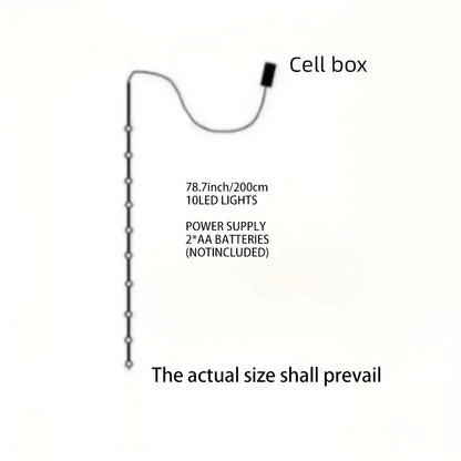 Romantic LED Rose String Lights for Valentine's Day - 6.56ft(Red)