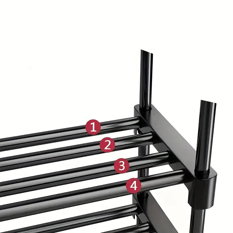 Declutter in style with this Vertical Shoe Rack