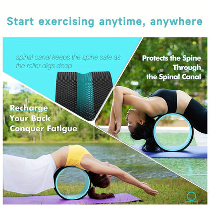 Back Stretching Yoga Wheel 4-Piece Set