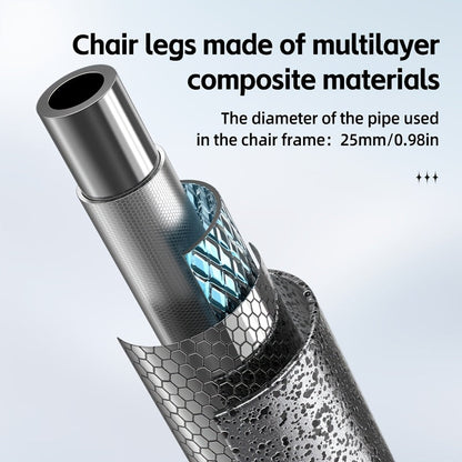 Portable Fishing Chair Adjustable Foldable Black Iron